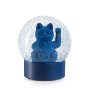 Lucky Cat (origineel) globe blauw