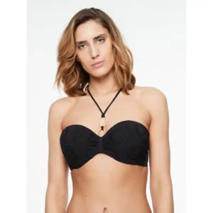 Chantelle Ombrage strapless bikini in zwart