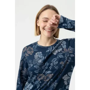 Mey Nostalgia nachthemd in blauw