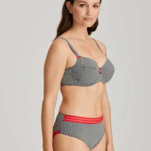 Prima Donna Twist 0541791 Gentlelady tailleslip in zwart-wit geruit