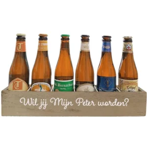 Bierpakket Tripel Bier: Wil jij Mijn Peter worden? - Kratje