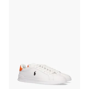 Polo Ralph Lauren Heritage Court II Wit/Oranje Herensneakers
