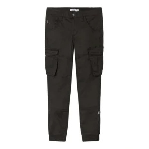 Name it Jongens Lange Cargo Broek Ryan Regular Fit Black