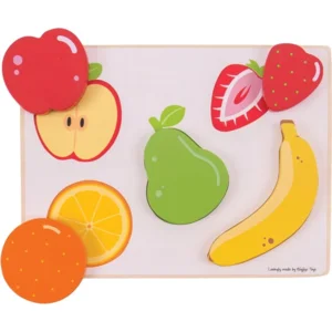 Puzzel - Inlegpuzzel - Fruit - 5st. - 1+