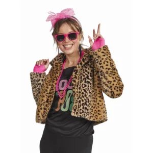 Neon Roze Accessoireset voor Dames – Bril, Diadeem, Oorbellen, Ketting & Handschoenen – Festival - Copy