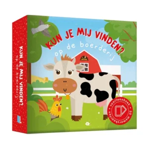 Boek + 20 memory kaarten - Kun je mij vinden? - Op de boerderij