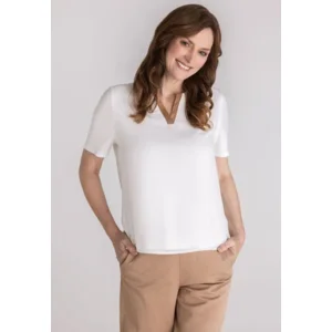 Frank Walder Bloes: Ecru, afgewerkt met camel ( WAL.112 )