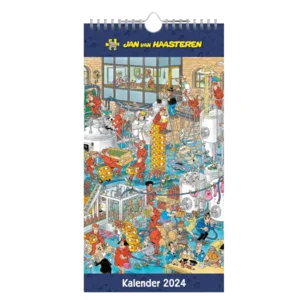 Maand notitiekalender - 2024 - Jan van Haasteren - 18x34.5cm