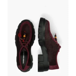 Miss Behave Amely Bordeaux Dames Veterschoenen
