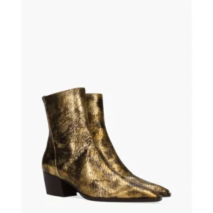 Zinda 3225-S Brons Metallic Dames Enkellaarsjes