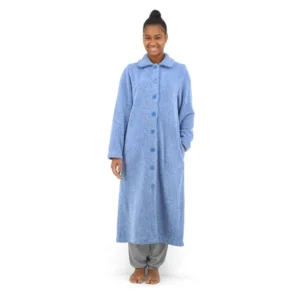 Egatex Kamerjas dames: Blauw, met knopen ( EGA.489 )