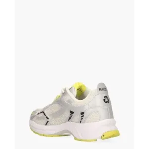 Mercer Amsterdam The Re-Run Neon Zilver/Geel Damessneakers
