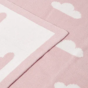 Baby Dekentje - Cloud - Pink/Offwhite
