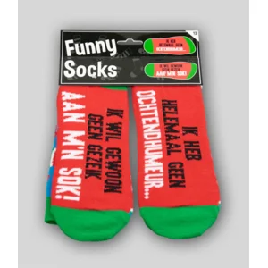 Sokken - Ik heb helemaal geen ochtendhumeur - Funny socks