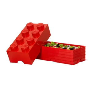LEGO® 5006867 Opbergsteen met 8 noppen – rood