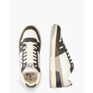 Mercer The Brooklyn M  Wit/Donkerblauw/Bruin Herensneakers