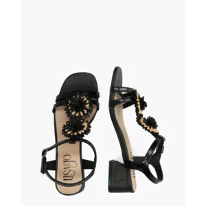 Lisa & Jo Zanaira Zwart Damessandalen