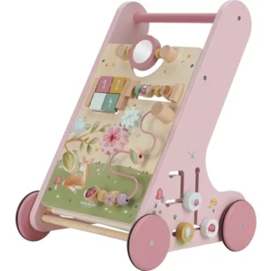 Babywalker - Loop / duwwagen - Fairy Garden - Met activiteiten - Roze