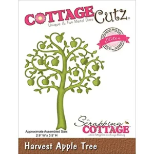 CottageCutz Appelboom Geoogst Sjabloon 9,1 x 7,2 cm