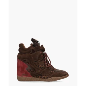 MRP By Maripé Cortina V.2 Bruin/Bordeaux Damessneakers