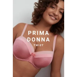 Prima Donna Twist Balconette bh: Glow, Ballet Pink, Europese Mate, 5 pdo.96 °
