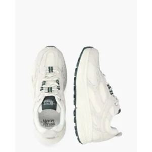 Mercer The Re-Run Max Suede Wit/Grijs Damessneakers