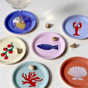 Onderzetters Seaside set van 6 | BLU KAT