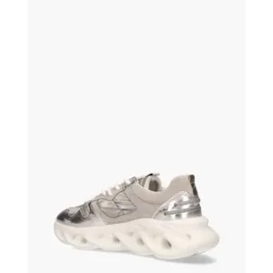 Blah Cassandra Beige/Zilver Damessneakers