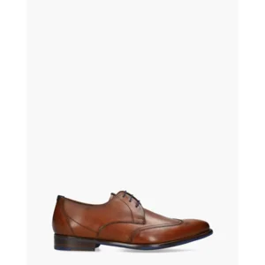 Floris Van Bommel De Stijler 07.00 Cognac Heren Veterschoenen