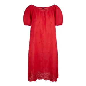 Lingadore Cotton strandjurk in rood