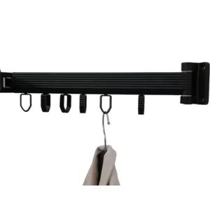 Practo Home - Driedelig inklapbaar wanddroogrek - Droogrek - voor 18 hangers
