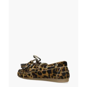 Posa Boat Loafer Fringe Bruin Dames Veterschoenen