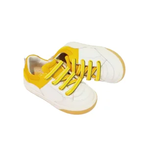 Zecchino d'Oro Sneaker N12-1020 Wit/geel 21