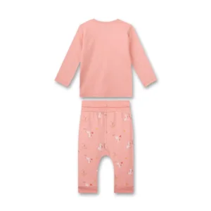 Sanetta pyjama baby meisjes: Giraf, 100% katoen ( SAN.65 )