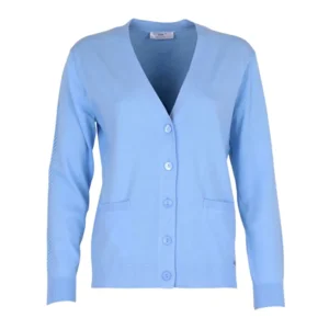 Luna ( She goes lala ) Gilet: Karly, blauw, met knopen ( SHE.30 )