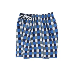 Olympia - Blue Checkered - Zwemshort - 36004 - Blue Print