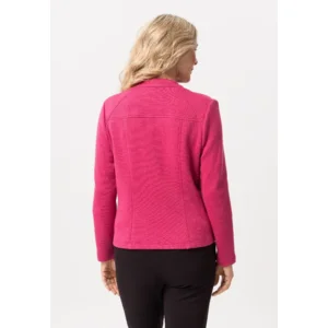 Frank Walder gilet met rits: Fuschia ( WAL.35 )