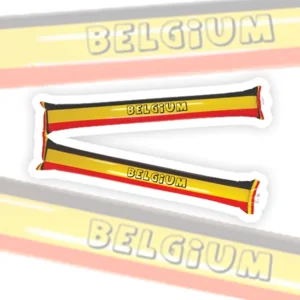 Opblaasbare supporter sticks België - 2 stuks