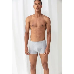 Mey Casual Coton herenshort in grijs melange