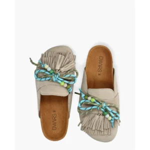 DWRS Label Sakai Beige Damesslippers