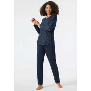 Schiesser – Essentials Comfort Fit  – Pyjama – 178050 – Dark Blue