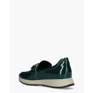 Rapid Soul Yza Donkergroene Damesloafers