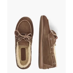 Posa Boat Loafer Shearling Dames Veterschoenen