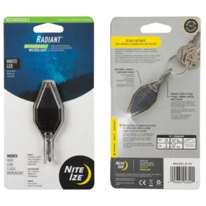 Nite Ize Radiant oplaadbare MicroLight Coyote / witte LED klein Led Lampje RMLR02-29-R7