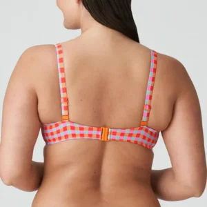 Prima Donna Swim Marival voorgevormde bikini in ruitjesprint