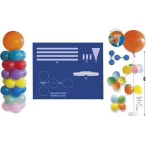 Pilaar voor ballonnen - Met standaard - 135cm - Zonder ballonnen
