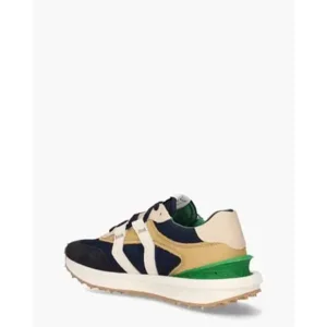 Mikakus 018 Donkerblauw/Multicolor Herensneakers