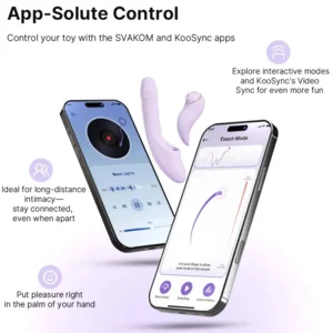 Svakom Duoglow Stotende Vibrator Met App 19 cm