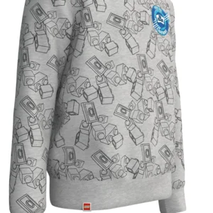 Legowear Jongens Sweater Lego Ninjago M12010575 Grey Melange