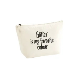 Glitter is my favorite color toilettas M Zwart